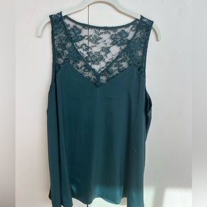 Torrid Camisole Tank Plus-Size 2 Jade Color